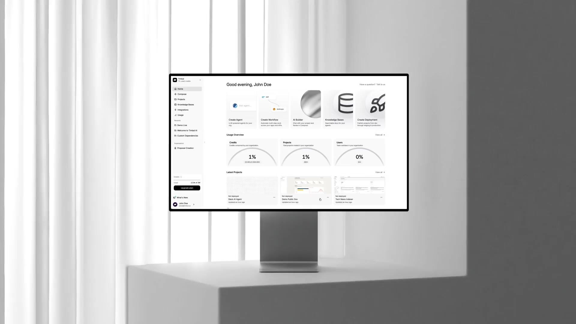 Timbal product demo preview